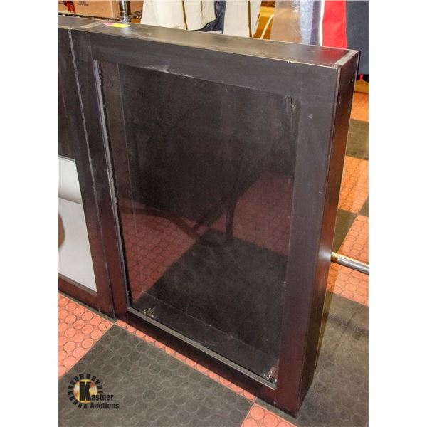 SHADOW BOX CABINET H-36.25" W-5.25" L-24.25"