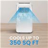 Image 2 : NEW SERENE LIFE PORTABLE AIR CONDITIONER 8000 BTU