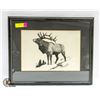 CALL OF THE ELK PICTURE 22"W X 17"H SIGNED