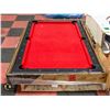 Image 1 : FRIEGHT CLAIM / RETURN RED BLACK POOL TABLE