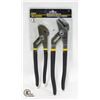 Image 1 : 2 PIECE GROOVE JOINT PLIER SET