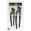Image 1 : 2 PIECE GROOVE JOINT PLIER SET