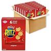 NEW CASE WITH 12 BOXES OF RITZ BITS MINIS ORIGINAL