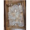 Image 1 : ESTATE LOT OF 12 CUT CRYSTAL GLASSES