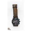 Image 1 : MENS FOSSIL WATCH FULLY FUNCTIONAL GENUINE LEATHER