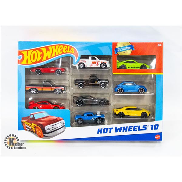 HOTWHEELS 10PK FORDS/ BMW/VW