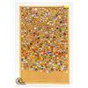 Image 1 : CORK BOARD ESTATE PIN COLLECTION 22-1/2"X35"