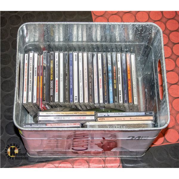 BIN OF CD'S