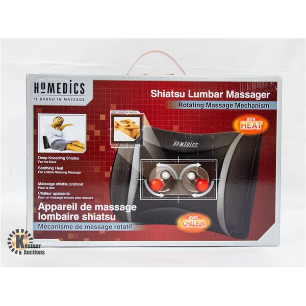 NEW HOMEDICS SHIATSU LUMBER