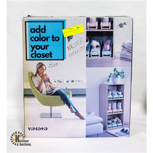 NEW SHOE ORGANIZER IN BOX