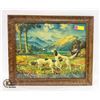 Image 1 : 1940'S PICTURE OF HUNTING DOGS 23"W X19"H