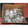 Image 1 : BOX OF GLASS/ PEWTER GLASSES