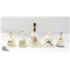 Image 1 : LOT OF 5 COLLECTIBLE HAND BELLS