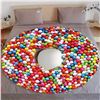 Image 3 : 180CM SPRINKLED DONUT PRINT FUNNY FOOD BLANKET