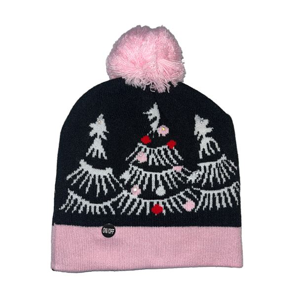 NEW MULTICOLOR BRIGHT LED XMAS THEME WINTER TOUQUE