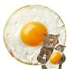 Image 7 : 180CM FRIED EGG PRINT FUNNY FOOD BLANKET