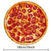 Image 7 : 180CM PIZZZAAA! PRINT FUNNY FOOD BLANKET