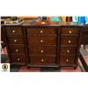 Image 1 : 12 DRAWER DRESSER H-42.5" W-18.25" L-68"