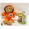 Image 1 : OILERS TEDDY BEAR, PARTYLITE TEALIGHT HOLDER