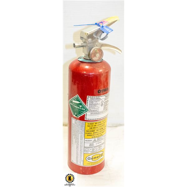 10LB FULLY CHARGED FIRE EXTINGUISHER