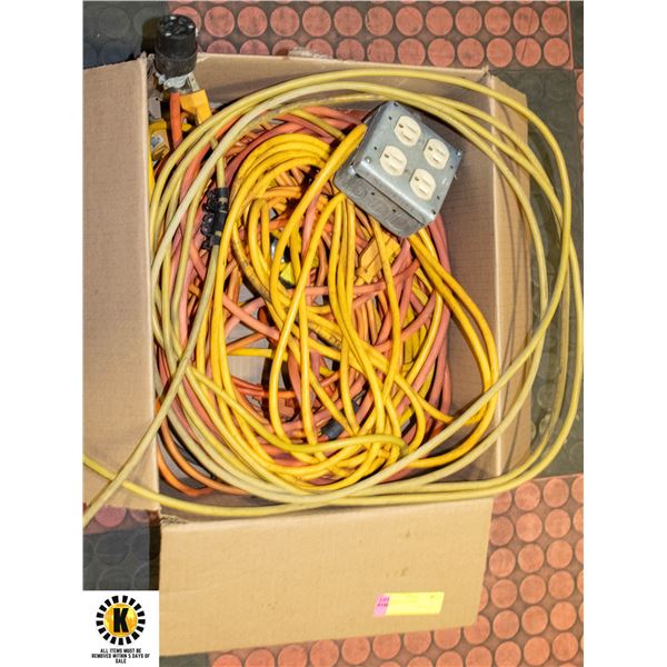 6 EXTENTION CORDS