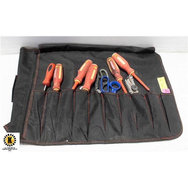 TOOL ASSORTMENT IN FLEX BAG