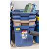 Image 1 : BUNDLE OF 4 RUBBERMAID ROUGHNECK 68 LITRE