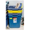Image 1 : BUNDLE OF 4 RUBBERMAID ROUGHNECK 68 LITER