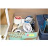 Image 1 : BOX WITH OVER 30 ROLLS OF VARIOUS TYPES
