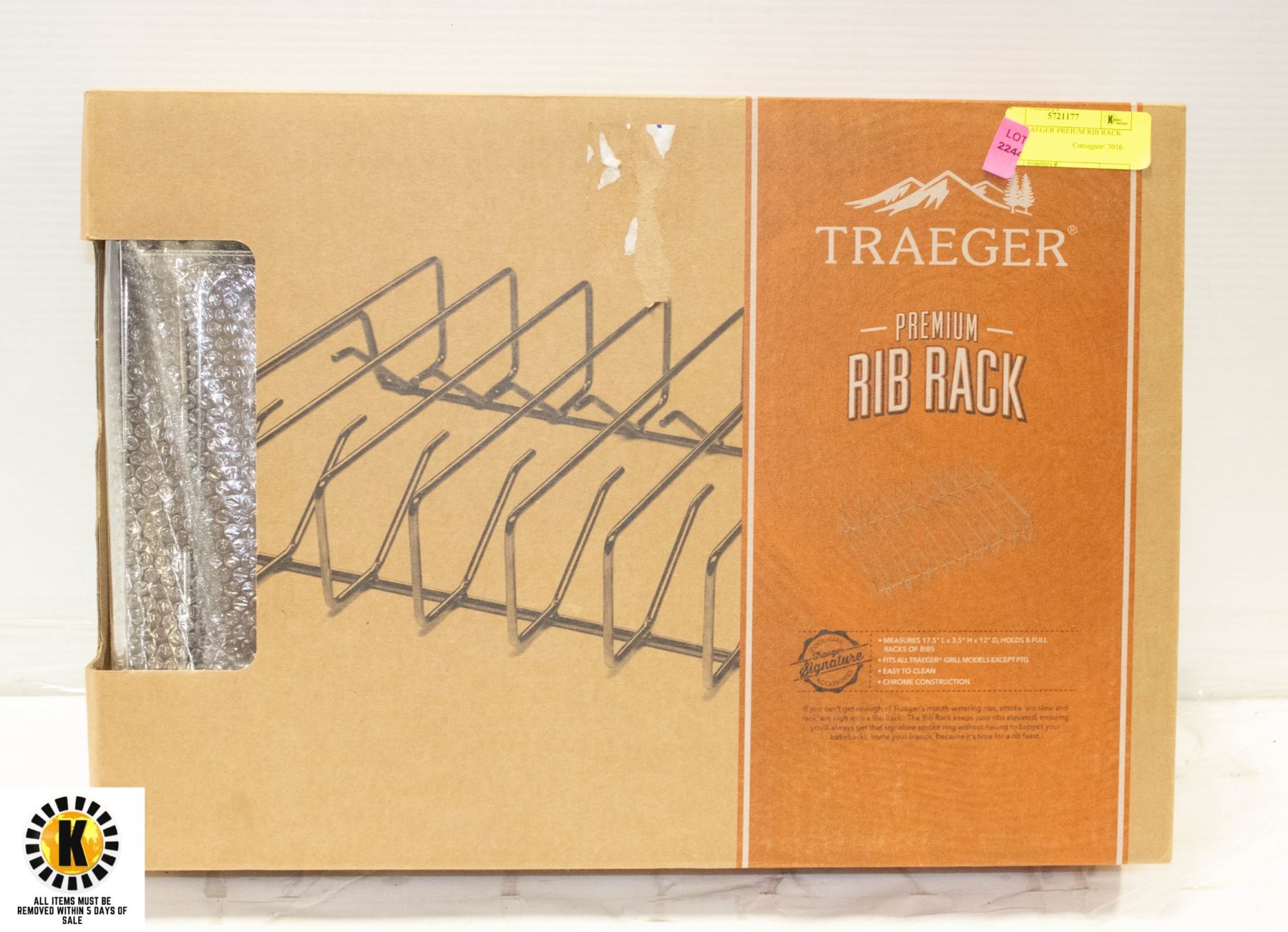 NEW TRAEGER PREIUM RIB RACK