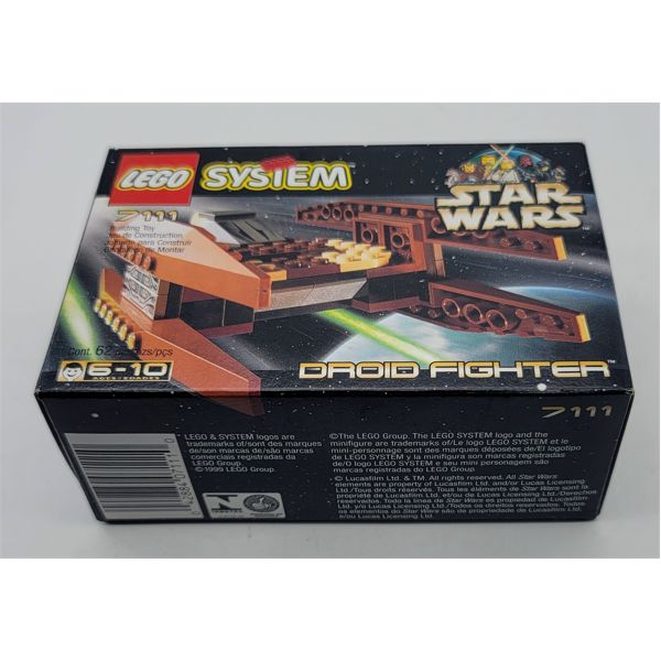 Lego Set 7111 Star Wars Droid Fighter Complete in Box with