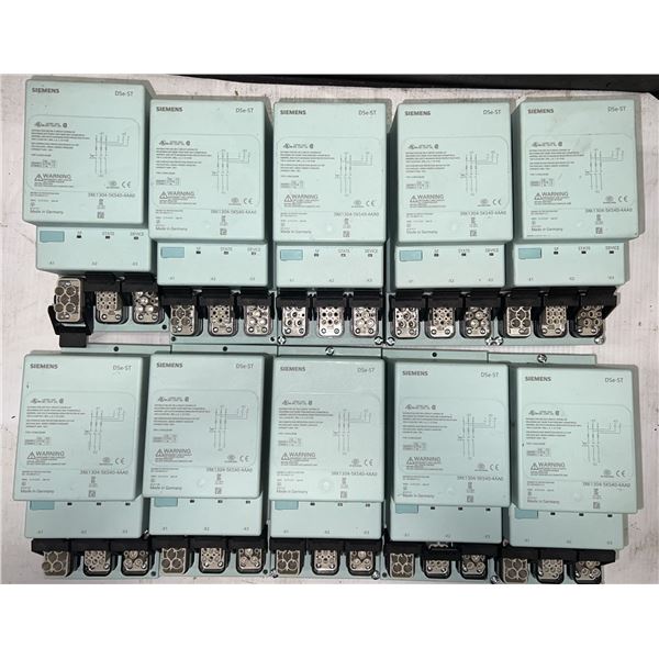 Lot of (10) Siemens #3RK1304-5KS40-4AA0/DSe-ST Direct Motor Starters