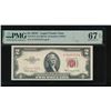 Image 1 : 1953C $2 Legal Tender Note PMG 67EPQ