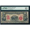 Image 1 : 1901 $10 Bison Legal Tender Note PMG 12