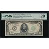 Image 1 : 1934A $1000 Kansas City FRN PMG 20