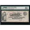 Image 1 : 1862 $5 Raleigh NC Obsolete PMG 55