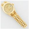 Image 8 : Rolex Ladies 18K Yellow Gold Champagne Diamond Dial President Wristwatch