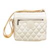 Image 1 : Chanel Coco Cocoon Messenger Bag White Quilted Nylon