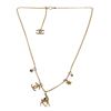 Image 1 : Chanel CC Bambi Necklace Gold Metal