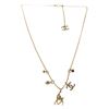 Image 2 : Chanel CC Bambi Necklace Gold Metal