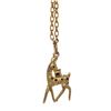 Image 3 : Chanel CC Bambi Necklace Gold Metal