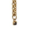 Image 5 : Chanel CC Bambi Necklace Gold Metal