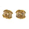 Image 1 : Chanel CC Earrings Earrings Gold Metal