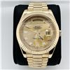 Image 1 : Rolex Oyster Perpetual Day-Date Wristwatch Yellow Gold Fluted Band