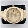Image 2 : Rolex Oyster Perpetual Day-Date Wristwatch Yellow Gold Fluted Band