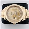 Image 3 : Rolex Oyster Perpetual Day-Date Wristwatch Yellow Gold Fluted Band