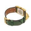 Image 3 : Hermes Medor 23mm Watch Green/Gold Leather/Metal