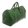 Image 3 : Louis Vuitton Keepall 50 Boston Bag Green Epi Leather