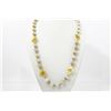 Image 1 : Chanel CC Necklace Gold and pearls n/a