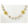 Image 2 : Chanel CC Necklace Gold and pearls n/a
